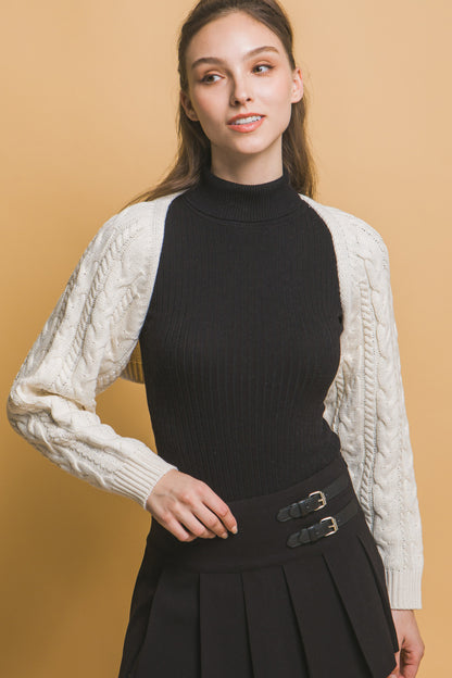 Bolero Knitted Long Sleeve Shrug