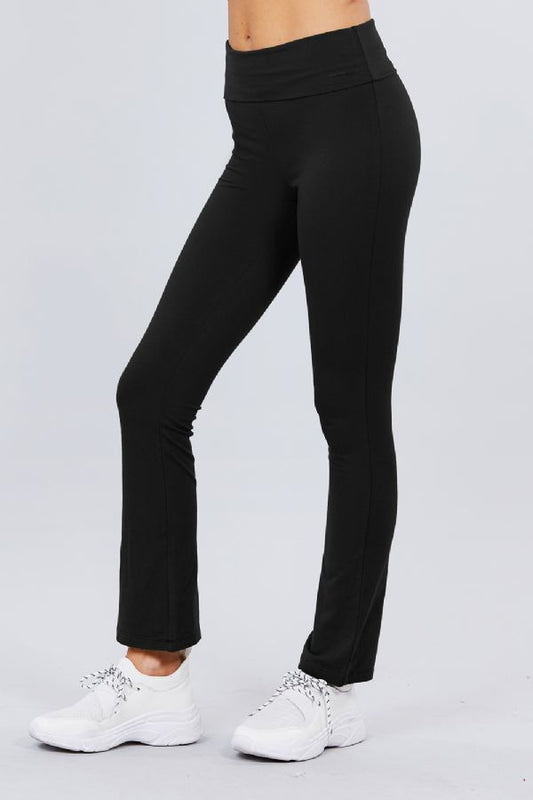 BANDED WAIST YOGA PANTS