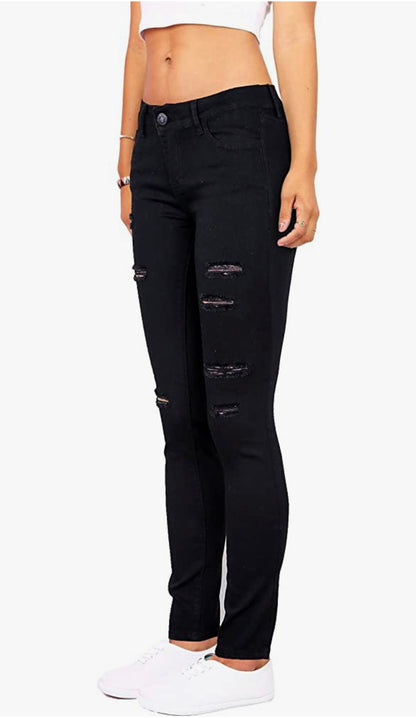 Womens ripped jeans